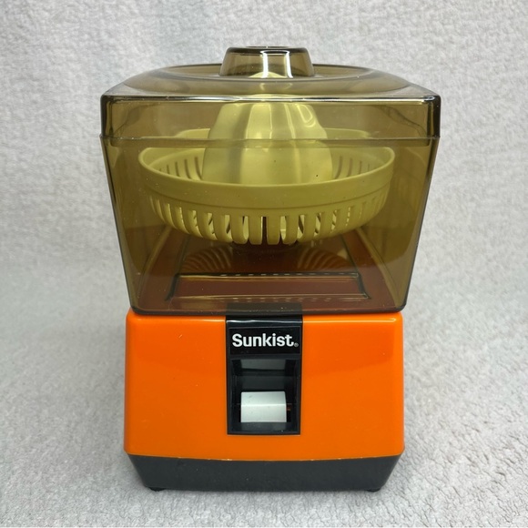 Vintage Sunkist Juice Extractor-Juicer-Battery Powered-Vtg-80s-Classic-Healthy - Picture 5 of 14